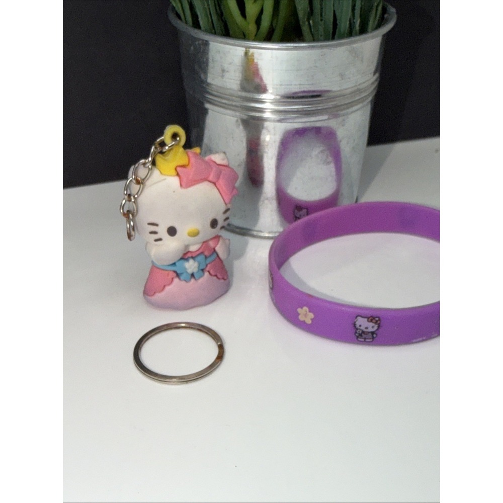 Hello Kitty Cute Keychain Accessories‎ With Bracelet